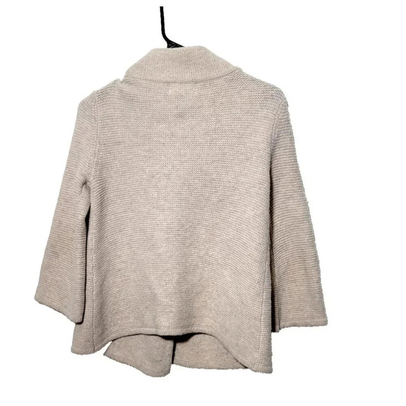 Fenn Wright Manson Cardigan S Knit Lambs Wool Angora Blend Boho Breathable Tan - Picture 2 of 9